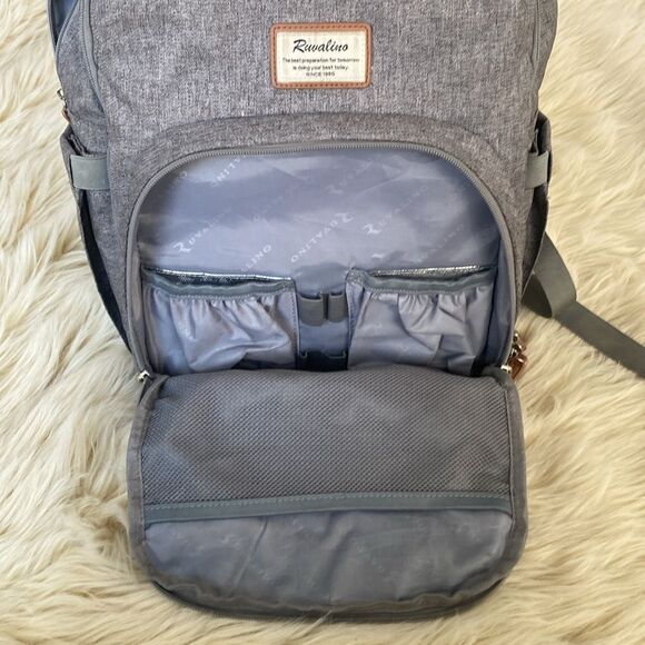 RUVALINO Large Diaper Bag Backpack, Travel Maternity Baby Changing Bags Like New - Picture 10 of 13